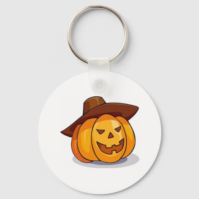 Porte-clés Porte - clé Halloween Jack-O-Lantern (Recto)