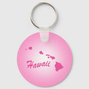 Porte-clés Porte - clé Hawaii de l'État rose