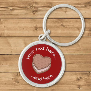 Porte-clés Porte - clé Heart Biscuit