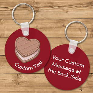 Porte-clés Porte - clé Heart Biscuit