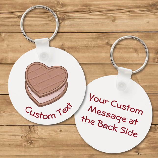 Porte-clés Porte - clé Heart Biscuit (Créateur téléchargé)