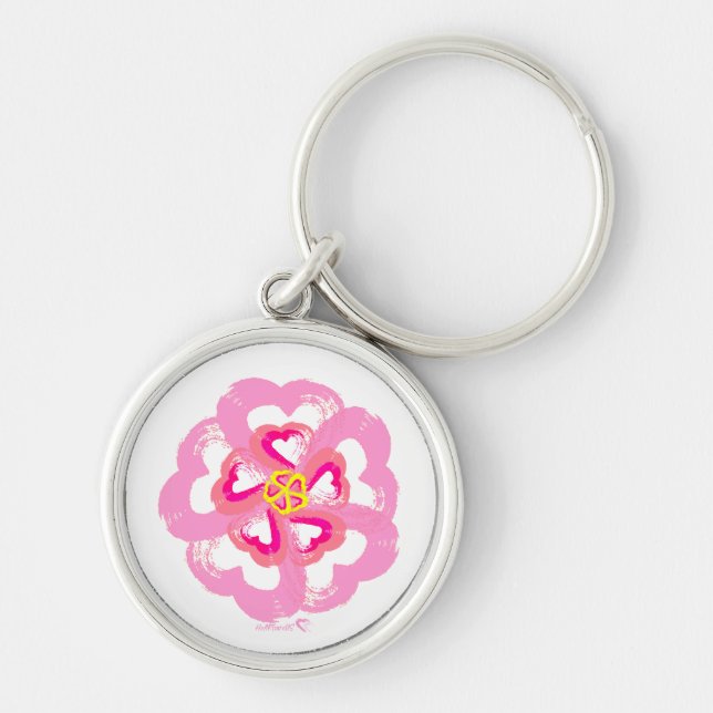 Porte-clés Porte - clé Heart Blossom (Devant)