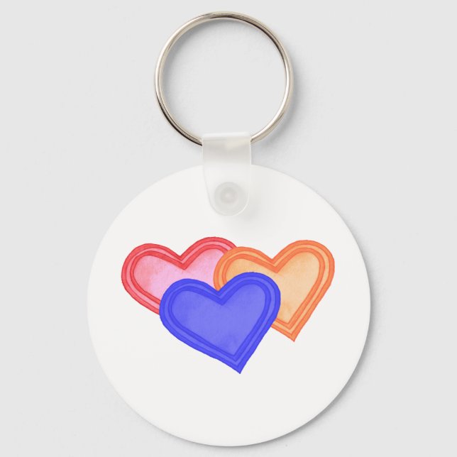 Porte-clés Porte - clé Hearts Trio (Recto)