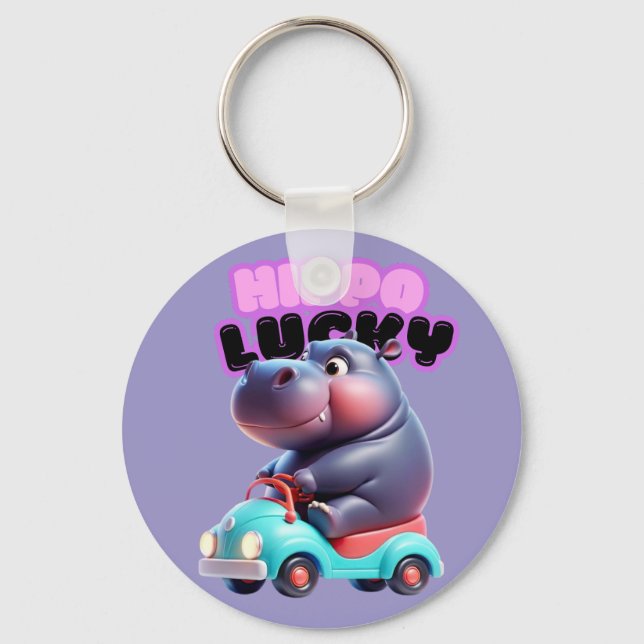 Porte-clés Porte - clé Hippo Ride (Recto)