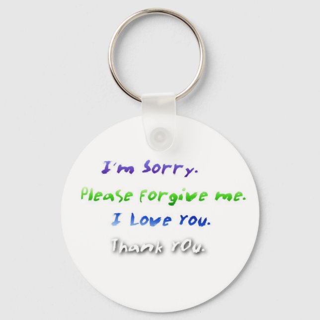 Porte-clés Porte - clé Hooponopono (Recto)