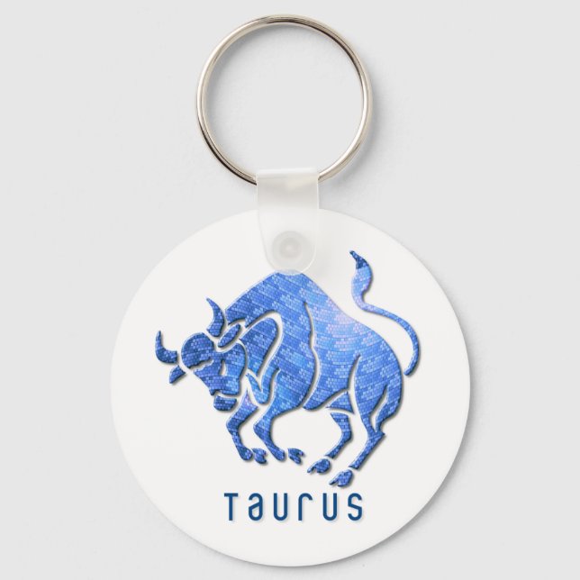 Porte-clés Porte - clé Horoscope de Taurus (Recto)