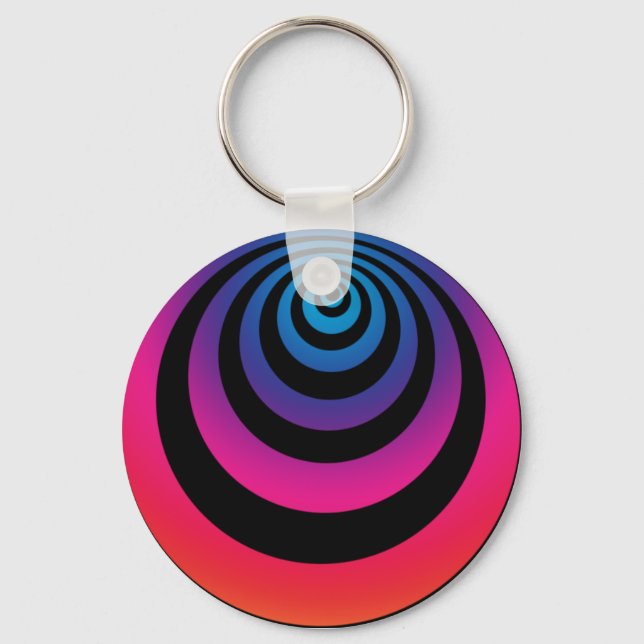 Porte-clés Porte - clé hypnotique violet (Recto)