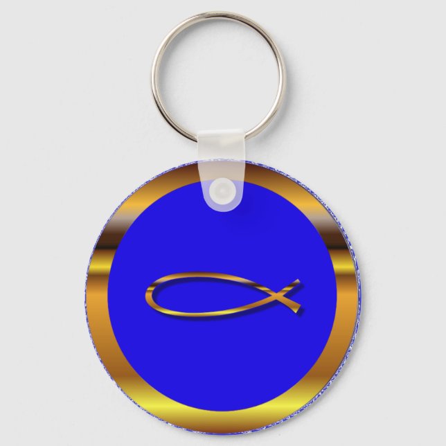 Porte-clés Porte - clé Ichthys Blue-Gold (Recto)
