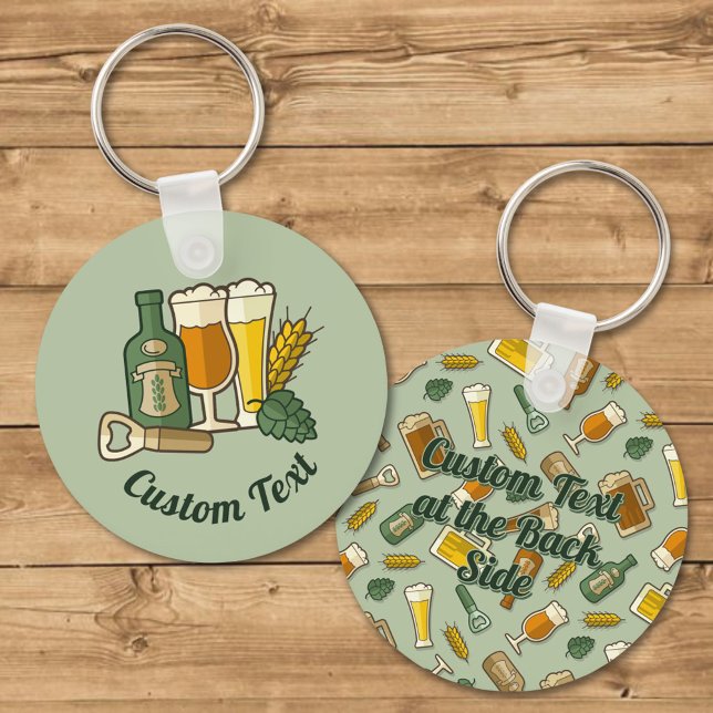 Porte-clés Porte - clé Icônes de bière (Créateur téléchargé)
