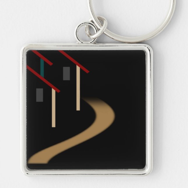 Porte-clés Porte - clé immobilier (Devant)