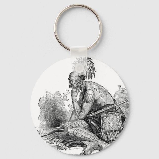 Porte-clés Porte - clé indien (Recto)