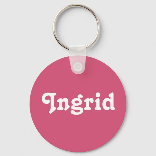 Porte-clés Porte - clé Ingrid (Recto)