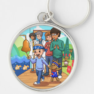 Porte-clés Porte - clé inspirant en soins du cancer