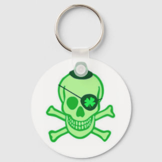 Porte-clés Porte - clé irlandais du crâne pirate