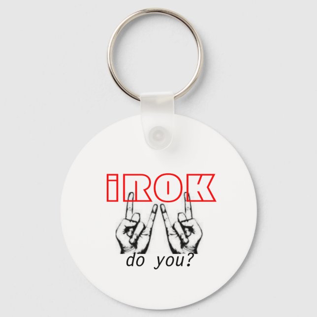 Porte-clés porte - clé iROK (Recto)