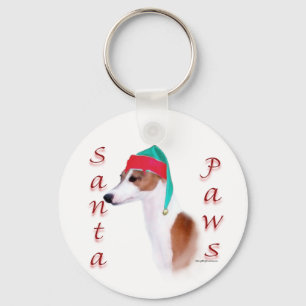 Porte-clés Porte - clé italien Greyhound Père Noël Paws