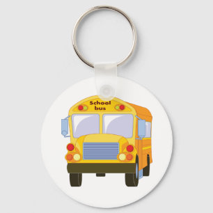 Porte-clés Porte - clé jaune d'autobus scolaire