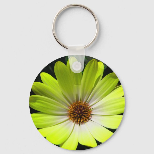 Porte-clés Porte - clé Jaune Fluorescent (Recto)