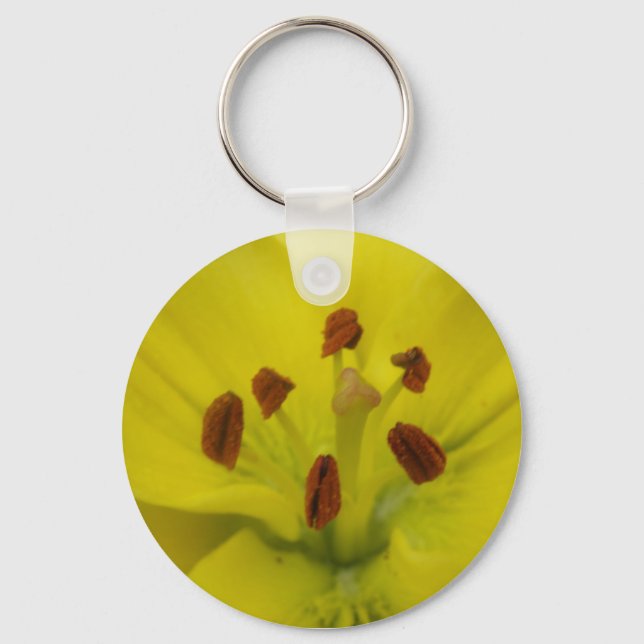 Porte-clés Porte - clé jaune Lily (Recto)