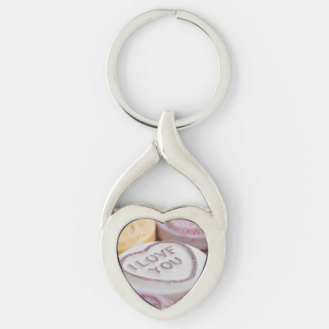 Porte-clés porte - clé "Je t'aime" (Devant)