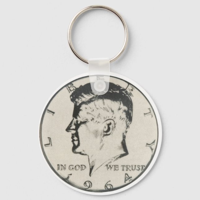 Porte-clés Porte - clé JFK à demi-dollar (Recto)