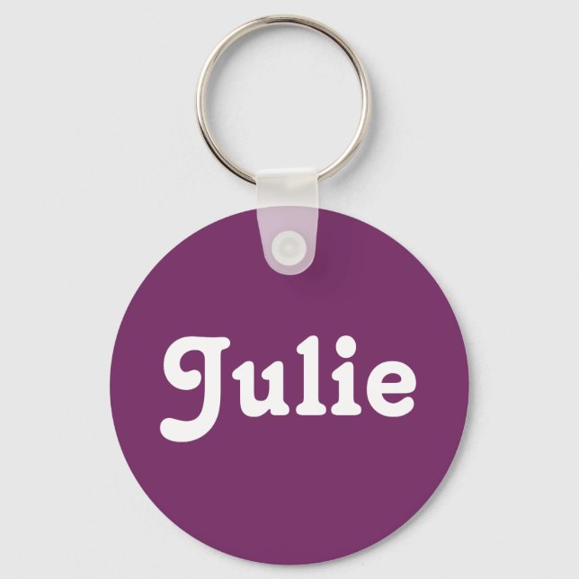 Porte-clés Porte - clé Julie (Recto)