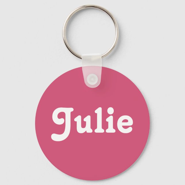 Porte-clés Porte - clé Julie (Recto)