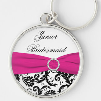 Porte-clés Porte - clé junior rose, noir, blanc de demoiselle