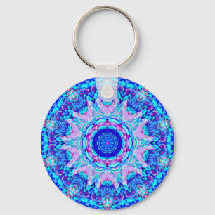 Porte-clés Porte - clé Kaleidoscope rose bleu
