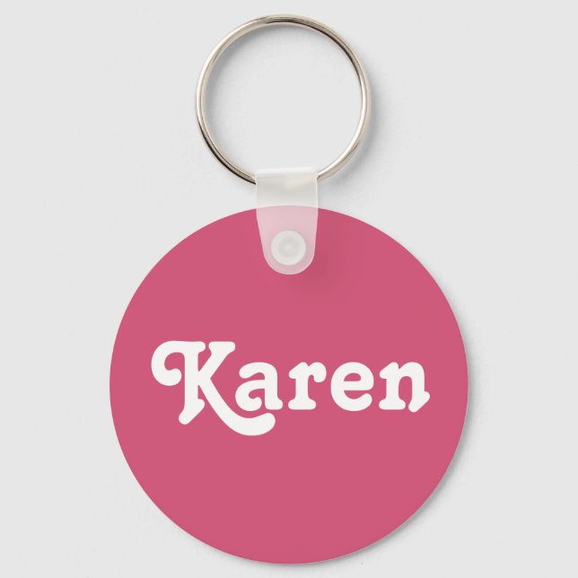 Porte-clés Porte - clé Karen (Recto)