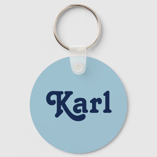 Porte-clés Porte - clé Karl (Recto)