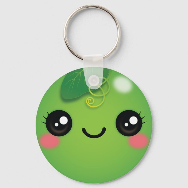 Porte-clés Porte - clé Kawaii Pea (Recto)