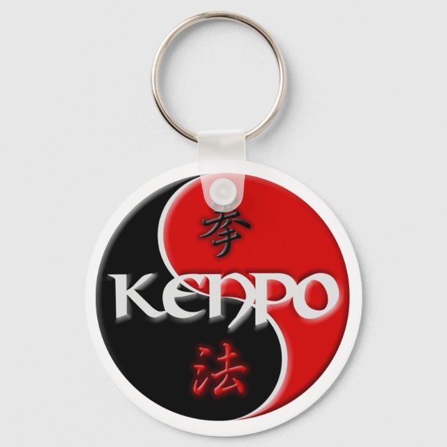 Porte-clés Porte - clé Kenpo Yin Yang (Recto)