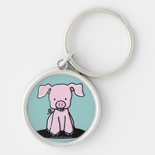 Porte-clés Porte - clé KiniArt Piglet (Devant)