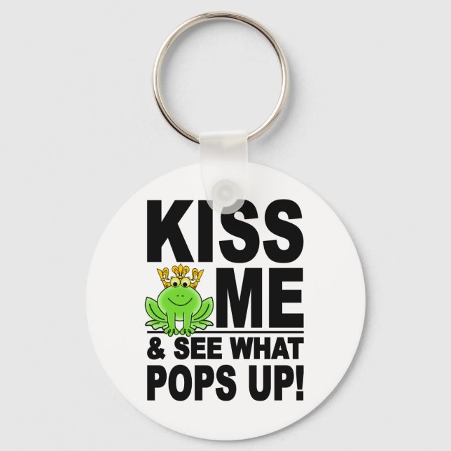 Porte-clés Porte - clé KISS ME Frog (Recto)