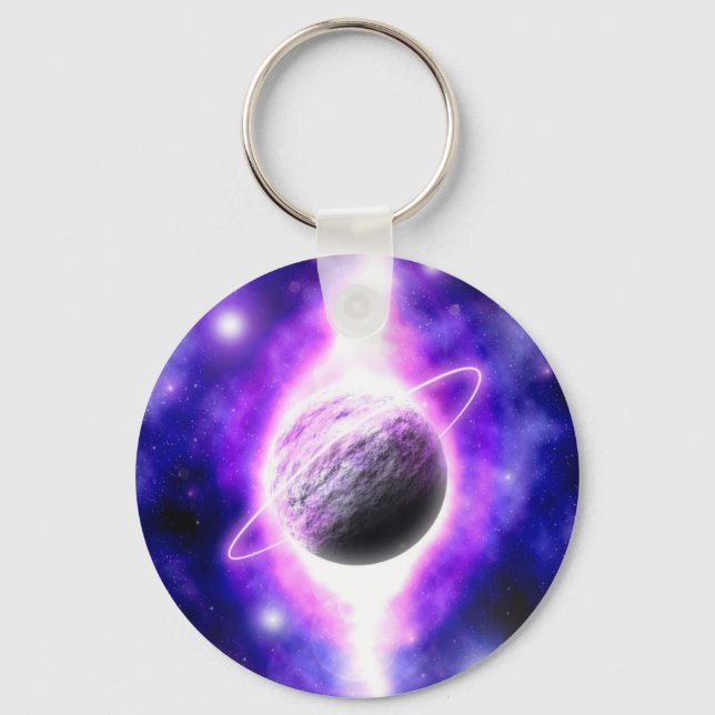 Porte-clés porte - clé "La Genèse Superposée d'une Planète" (Recto)