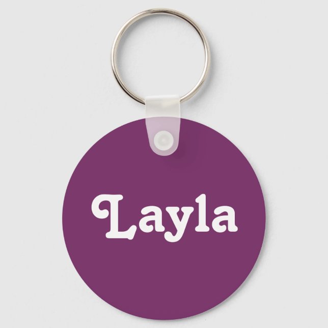Porte-clés Porte - clé Layla (Recto)