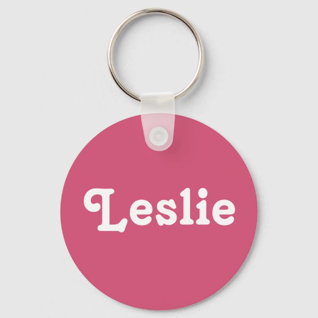 Porte-clés Porte - clé Leslie (Recto)