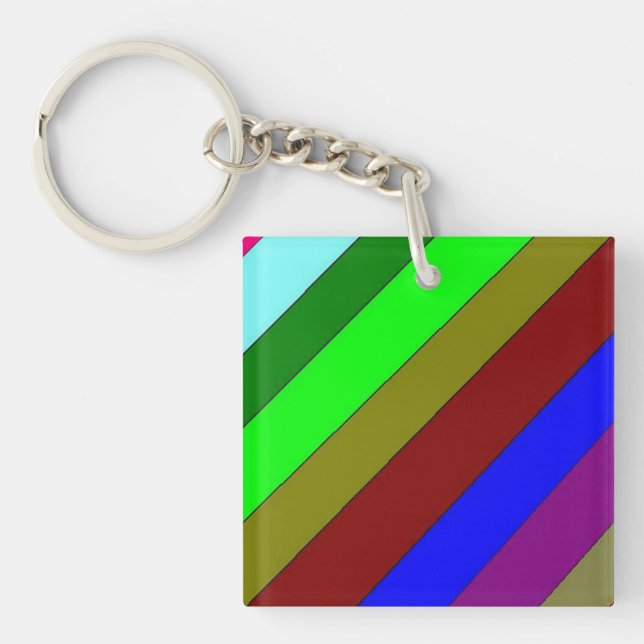 Porte-clés Porte - clé lignes (Devant)