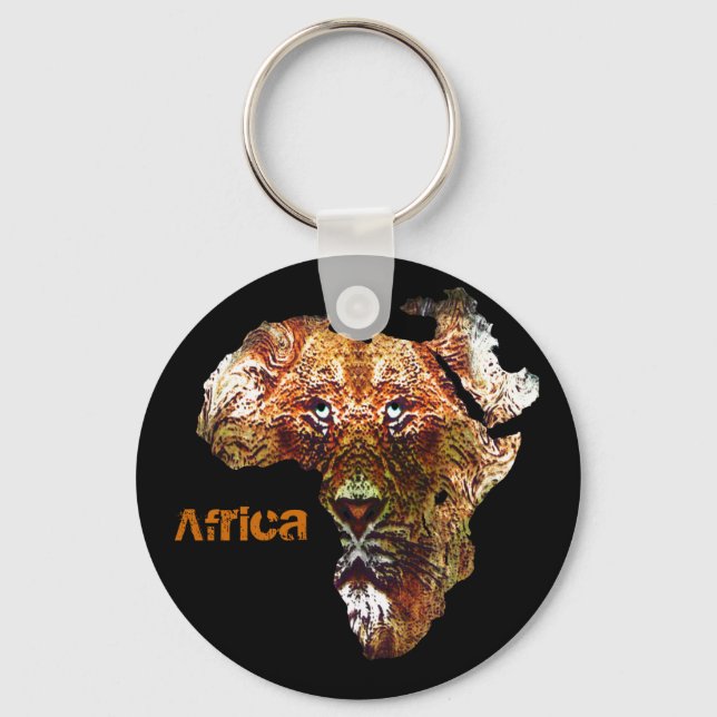 Porte-clés Porte - clé Lion africain (Recto)