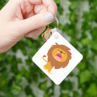 Porte-clés Porte - clé Lion de caricature Roaring mignon