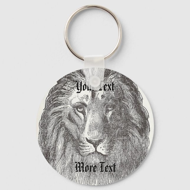 Porte-clés Porte - clé Lion vintage (Recto)