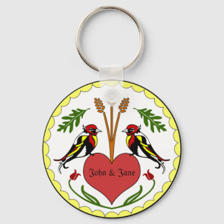 Porte-clés Porte - clé - long, heureux relation Hex