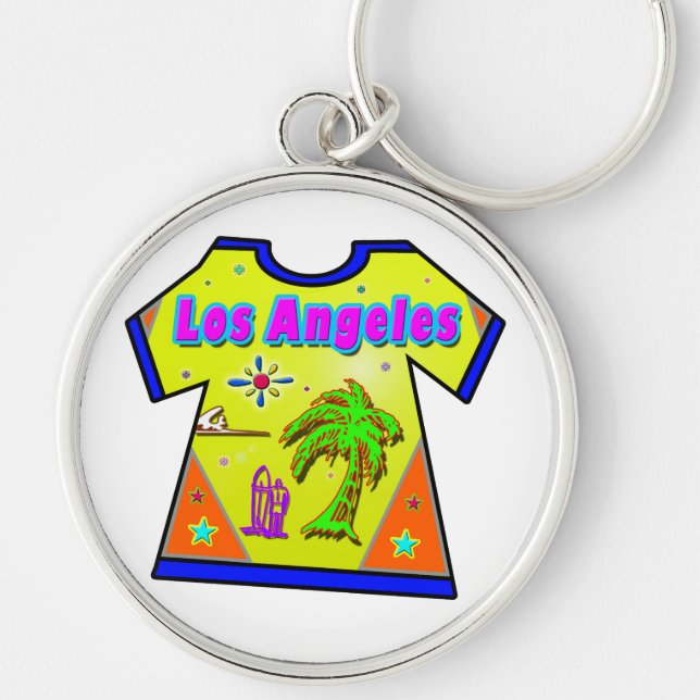 Porte-clés porte - clé "Los Angeles Vivid 1" (Devant)