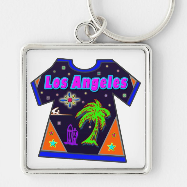Porte-clés porte - clé "Los Angeles Vivid 2" (Devant)