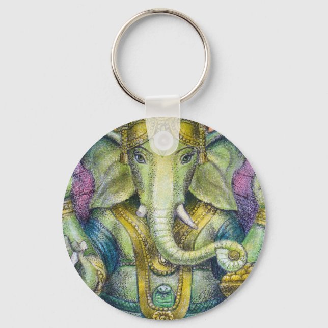 Porte-clés Porte - clé Lotus Ganesha (Recto)
