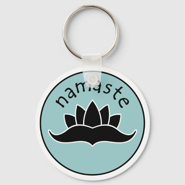 Porte-clés Porte - clé Lotus Namaste (Recto)