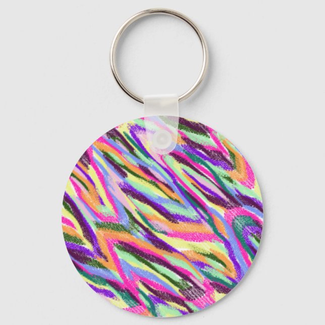 Porte-clés Porte - clé lumineux de zig-zags (Recto)