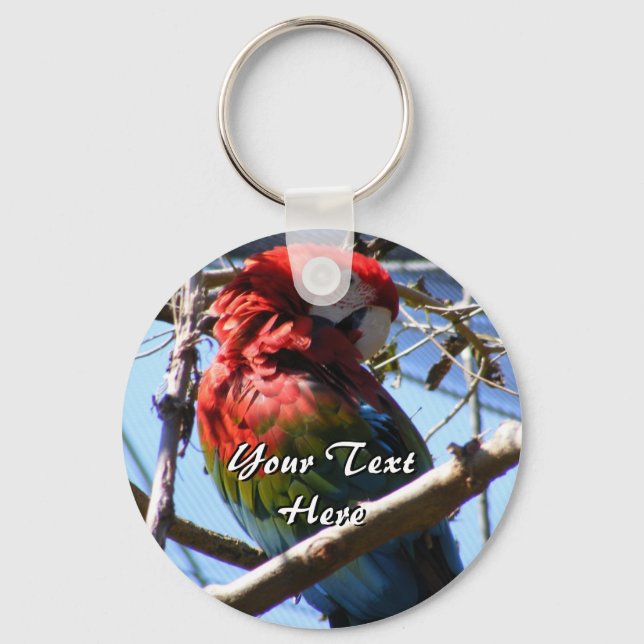 Porte-clés Porte - clé Macaw rouge et or (Recto)