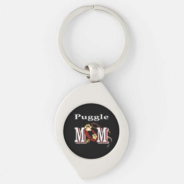 Porte-clés porte - clé maman puggle (Devant)